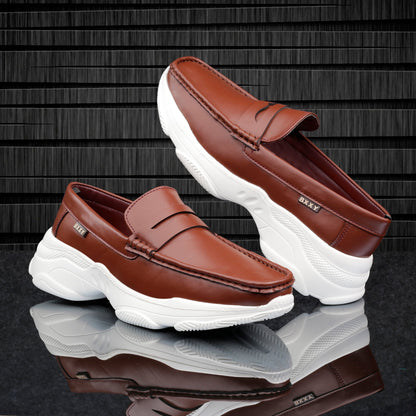 Bxxy's Vegan Leather Stylish Loafers for Men