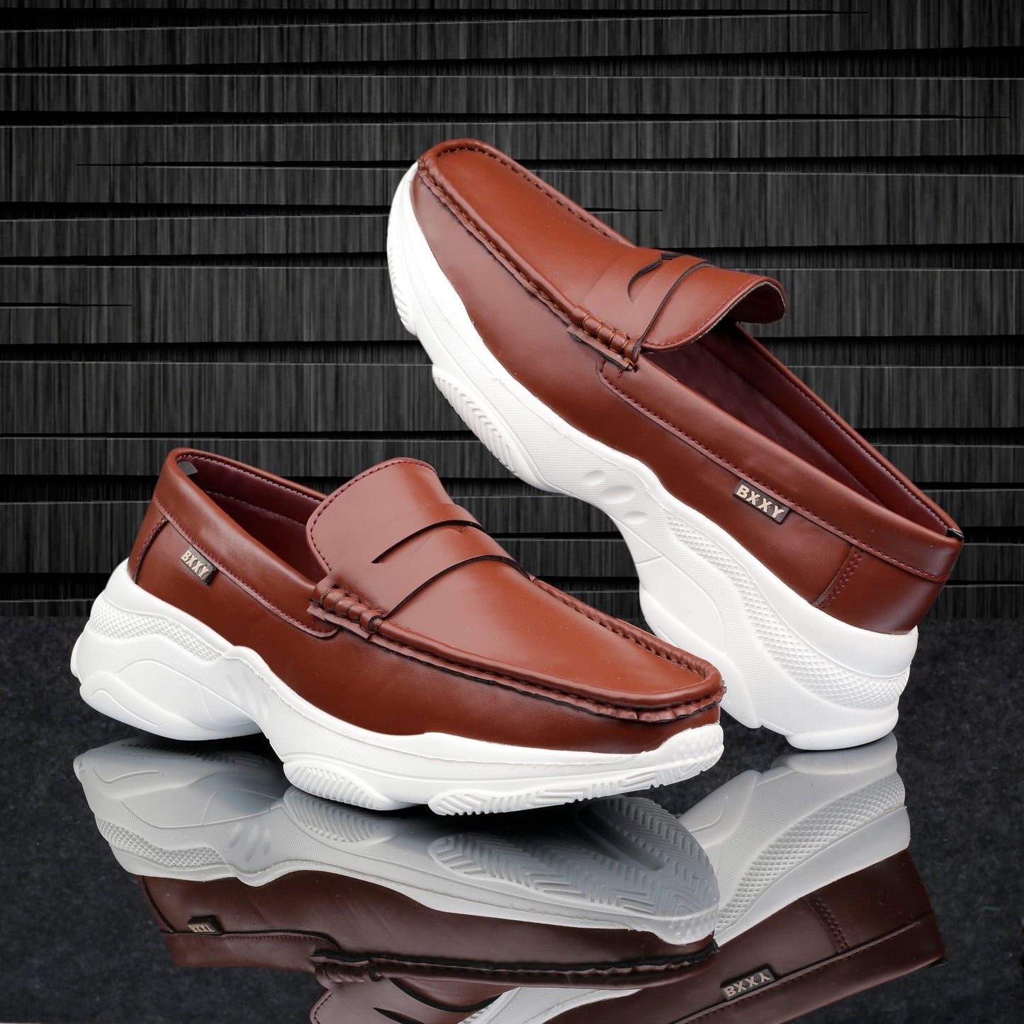 Bxxy's Vegan Leather Trendiest Loafers for Men