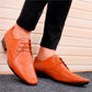 Men/s Derby Faux Upper Office And Formal Wear Lace Up Black Shoes