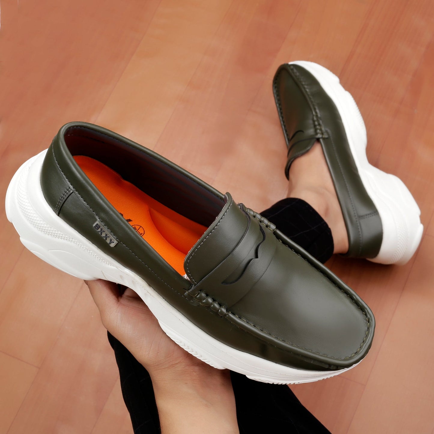 Bxxy's Vegan Leather Trendiest Loafers for Men