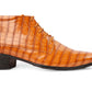 BXXY Men Height Increasing Faux Leather Material Formal Crocodile Style Lace-Up Boots on Cuban Sole