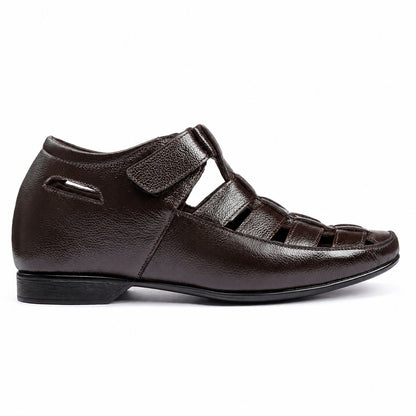 BXXY 3 Inches Height Increasing Casual Roman Sandals Instant Height Gainer shoe for Men