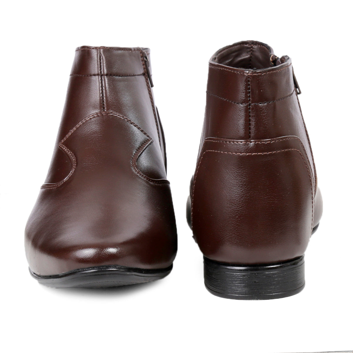 BXXY 9 cm (3.5 Inch) Height Increasing Formal and Casual Pu Leather Boots for All Occasions