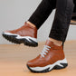 Men's 3 Inch Hidden Height Increasing Stylish Lace-up Boots