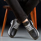 Men's 3 Inch Hidden Height Increasing Stylish Lace-up Boots