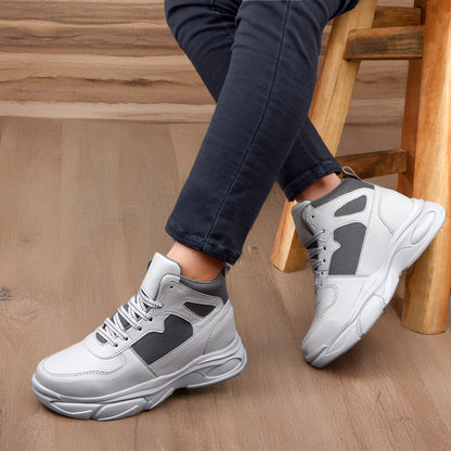 Men’s Hidden Height Shoes, 3 Inch Elevator Sneakers for Everyday Confidence