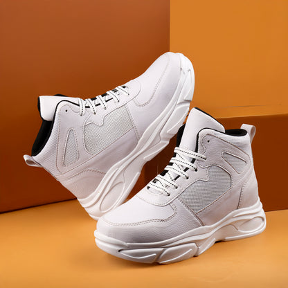 Men’s Hidden Height Shoes, 3 Inch Elevator Sneakers for Everyday Confidence