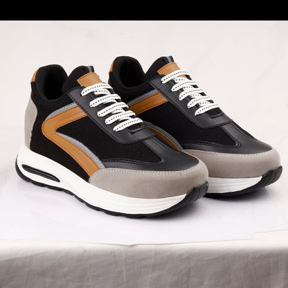 9cm Elevator Sports Shoes for Men – Boost Your Height Invisibly