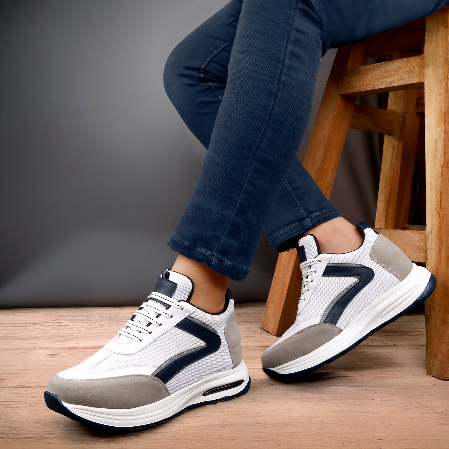 Bxxy Mens 9cm Height Increasing Sports Shoes Hidden Elevator Boost