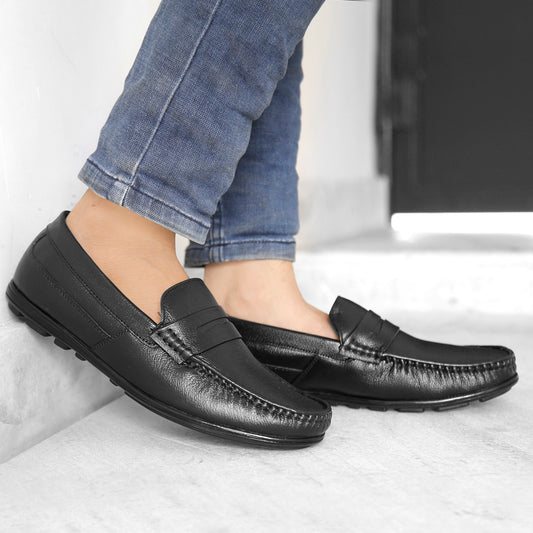 BXXY Men's Leather Office Wear Dress Formal Slipon Shoe