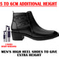 2-Inch Height Lift Boots – Stylish Elevator Footwear for Men