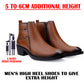 2-Inch Height Lift Boots – Stylish Elevator Footwear for Men