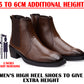 Men's Stylish 2-Inch Height Boosting Ankle Boots
