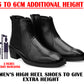 Men's Stylish 2-Inch Height Boosting Ankle Boots