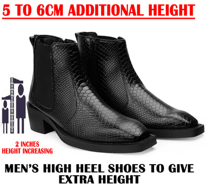 Men’s Sleek 2 Inches Elevator Boots