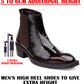 Men's Elevator Boots with 2 Inches Heel Height Boost
