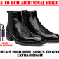 Men's Elevator Boots for Extra 2 Inches Height