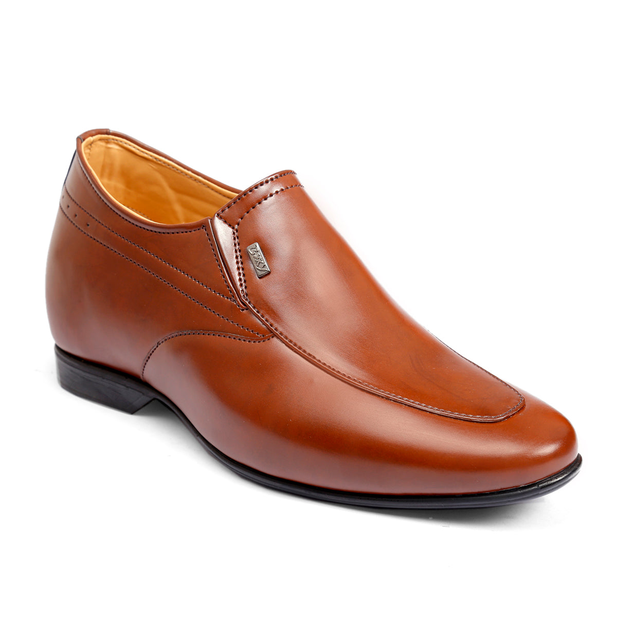BXXY 9 cm (3.5 Inch) Height Increasing Dress Shoe Slip-on Formal Faux Leather Shoes