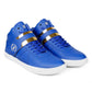 Men/s Faux Leather Casual Sneakers With Lace And Strap Boots