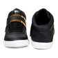 Men/s Faux Leather Casual Sneakers With Lace And Strap Boots
