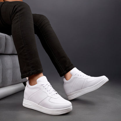 Bxxy Mens Stylish and Comfortable 3 Inch Invisible Lift Casual Shoes