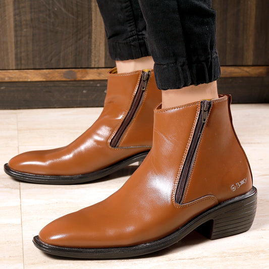 Men’s Height Increasing Office Ankle Boots