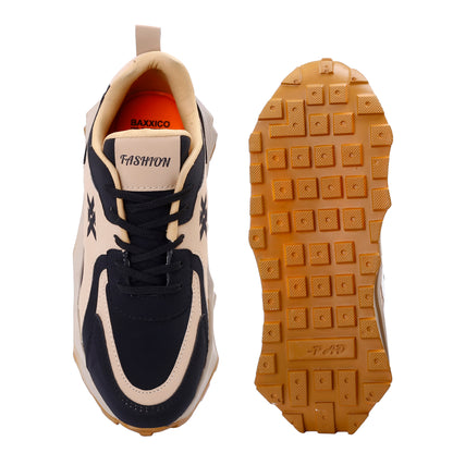 Bxxy's High-end Fashionable Sole Lace up Designer Casual Shoes for Men