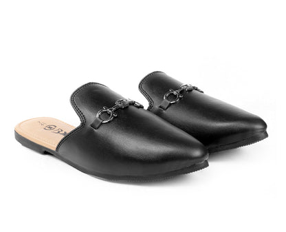 Bxxy Men's Faux Leather Material Latest Stylish Slip-on Mules