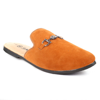 Bxxy Men's Suede Material Latest Stylish Slip-on Mules