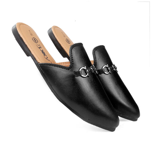 Bxxy Men's Faux Leather Material Latest Stylish Slip-on Mules