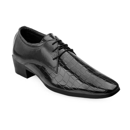BXXY Height Increasing Party Wear Lace-up Shoes For Men