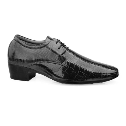 BXXY Height Increasing Party Wear Lace-up Shoes For Men