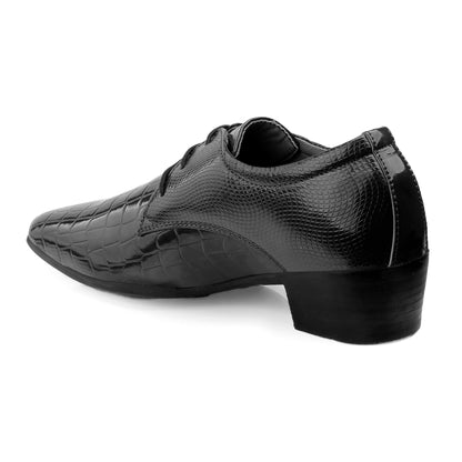 BXXY Height Increasing Party Wear Lace-up Shoes For Men