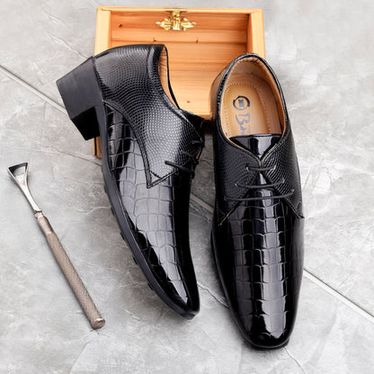 BXXY Height Increasing Party Wear Lace-up Shoes For Men