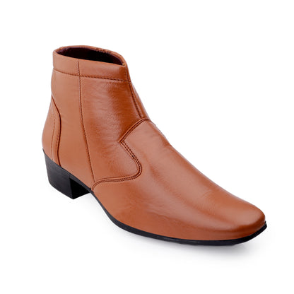 Bxxy Classic Formal Zipper Boots for Men