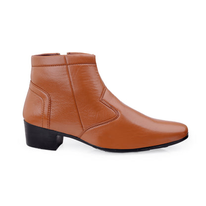 Bxxy Classic Formal Zipper Boots for Men