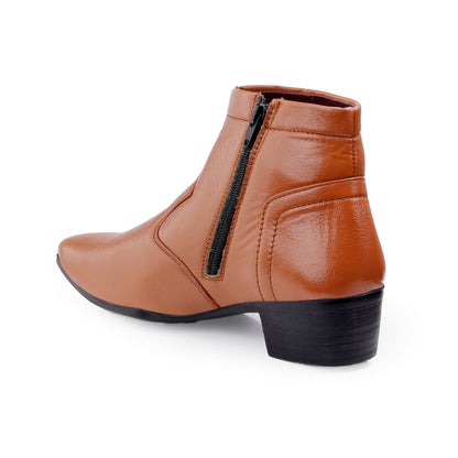 Bxxy Height Increasing Formal Ankle Zipper Boots