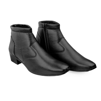 Bxxy Height Increasing Formal Ankle Zipper Boots
