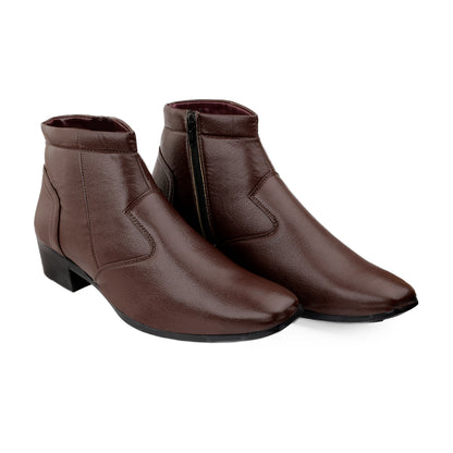 Bxxy Classic Formal Zipper Boots for Men