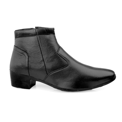 Bxxy Height Increasing Formal Ankle Zipper Boots