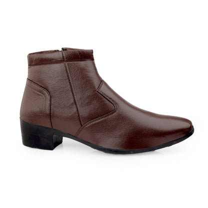 Bxxy Height Increasing Formal Ankle Zipper Boots