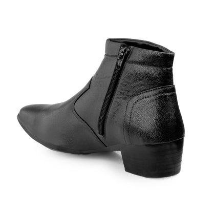 Bxxy Height Increasing Formal Ankle Zipper Boots