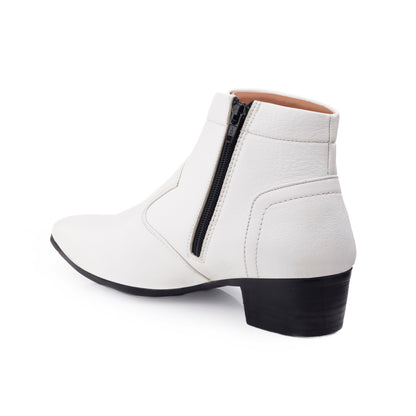 Bxxy Height Increasing Formal Ankle Zipper Boots