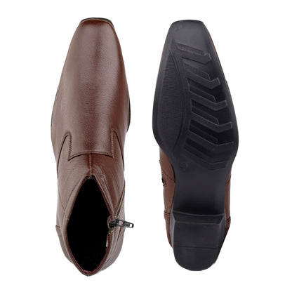 Bxxy Height Increasing Formal Ankle Zipper Boots