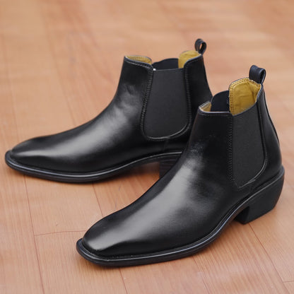 Men's 2 Inch Height Increasing  High-end Fashionable Chelsea Boots