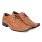 Men/s Derby Faux Upper Office And Formal Wear Lace Up Black Shoes