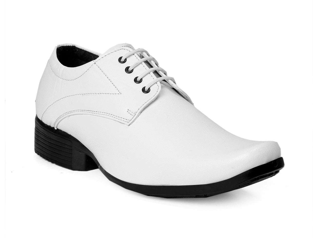 Men/s Formal Derby Faux Upper Office Wear Lace Up Black Shoes