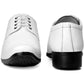 Men/s Formal Derby Faux Upper Office Wear Lace Up Black Shoes