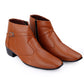 BXXY 2 Inch Height Increasing Ankle Zipper Boots For Men