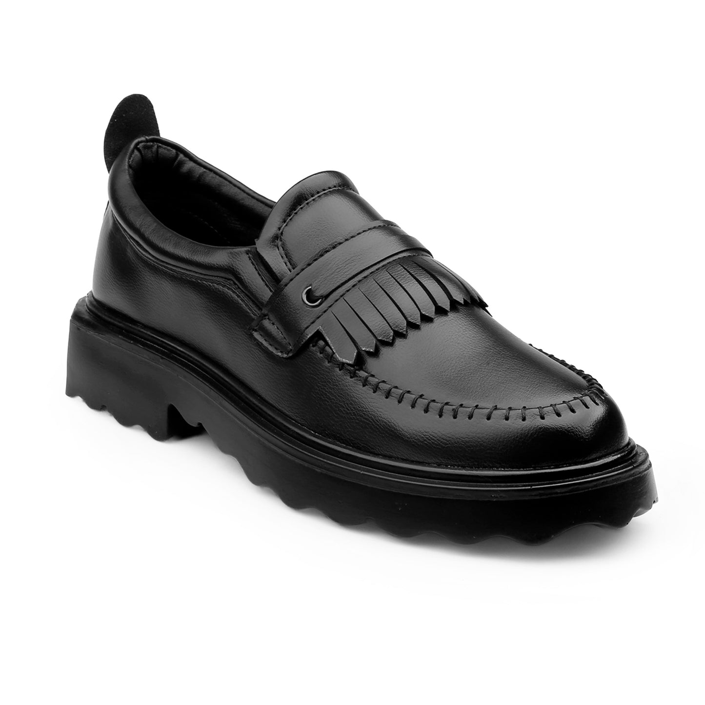 Everyday Black Formal Shoes – Comfortable Slip-On Style